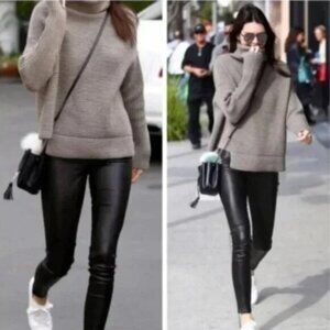 Aritzia Wilfred Free Faux Leather Leggings Size S